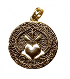 Claddagh (Kettenanhänger in Gold)