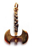 Nordische Axt (Kettenanhänger in Gold)