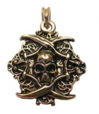 Piraten der Karibik (Kettenanhänger in Gold)