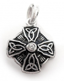 Keltischer Stern (Kettenanhänger in Silber)