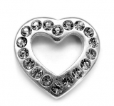 Diamond Heart (Kettenanhänger in Silber)
