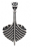 Drake Viking Ship (Pendant in silver)
