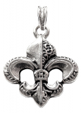 Fleur de Lys L (Pendant in silver)