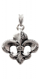 Fleur de Lys M (Kettenanhänger in Silber)