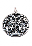 Green Man (Kettenanhänger in Silber)