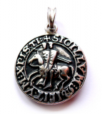 Siegel der Templer (Kettenanhänger in Silber)