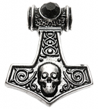 Skull Hammer (Pendant in silver)