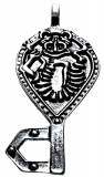 Troll Key (Pendant in silver)