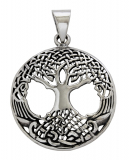 World Tree Yggdrasil (Pendant in silver)