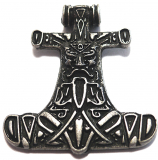 Hammer of Odin (Kettenanhänger in Altsilber)