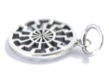 Black Sun - small (Pendant in silver)