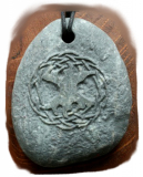 Yggdrasil - Weltenesche gray (Pendant from Stone)