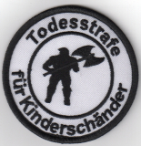 Todesstrafe für Kinderschänder - Henker white (Patch)