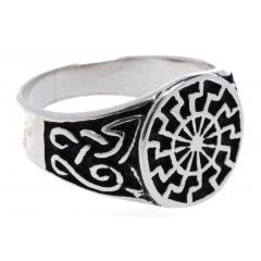 Black Sun - signet ring (ring in silver)