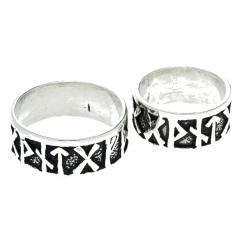 FUTHARK Rune Ring (ring in silver)