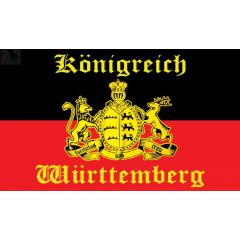 LÄNDERFAHNE / KÖNIGREICH WÜRTTEMBERG