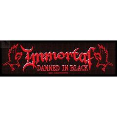 Immortal - Damned in Black (Superstrip Aufnäher)