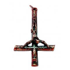 Inverted Cross Altbronze (Kettenanhänger)