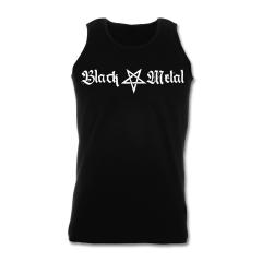 Black Metal + Pentagram [long] Athletic T-Shirt