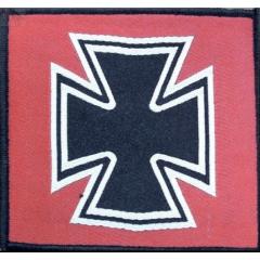 Eisernes Kreuz rot/schwarz (Aufnäher)