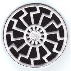 Black Sun (white) Patch