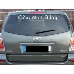 Odin statt Allah (Heckscheiben Aufkleber)