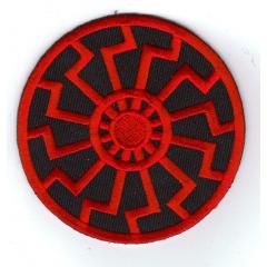 Black Sun (red) Patch