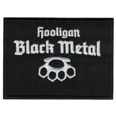 Hooligan Black Metal Patch
