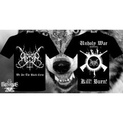 Unholy War - We are the Black Crew T-Shirt