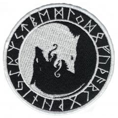 Fenrir im Runenkreis (Aufnäher)