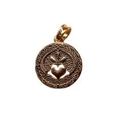 Claddagh small (Pendant in Gold)