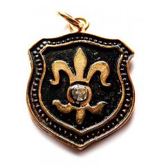 Fleur de Lys SX1329 (Pendant in gold)