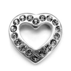 Diamond Heart (Pendant in silver)
