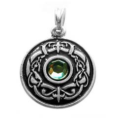 Dragoneye Lightgreen (Pendant in silver)