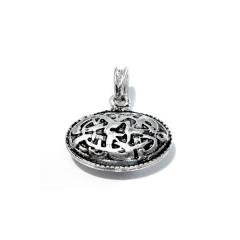 Midgard Oval (Pendant in silver)