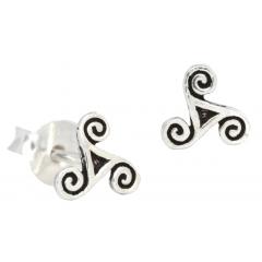 Dana Celtic Triskel (studs in silver)