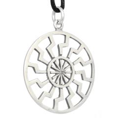 Black Sun - big (Pendant in silver)