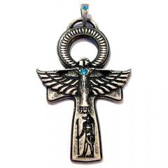 Ankh (Pendant in antiqued silver)