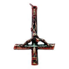 Inverted Cross (Pendant in Old Bronze)