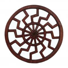 Black sun 22 cm (wood wall decoration)