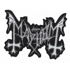 Mayhem - Logo (white) Patch
