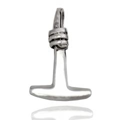 Ansgar - Kleiner Thors Hammer (Kettenanhänger in Silber)